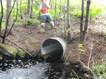 Multiple Culvert Crossing at Route 11, Milo, Maine