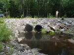 Multiple Culvert Crossing at Sam Allen Rd, Sanford, Maine