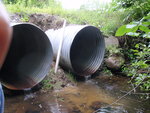 Multiple Culvert Crossing at Upper Notch Rd, Garland, Maine