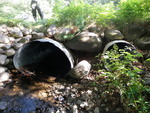 Multiple Culvert Crossing at W Kingfield Rd, Kingfield, Maine