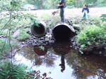 Multiple Culvert Crossing at Woodville Rd, Falmouth, Maine