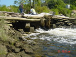 Multiple Culvert Crossing, Back River Creek at George Wright, Woolwich, Maine