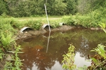 Multiple Culvert Crossing, Bartlett Stream at Bean Rd, Montville, Maine