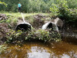 Multiple Culvert Crossing, Bear Brook at Last Round Up Rd, Lexington Twp, Maine