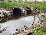Multiple Culvert Crossing, Bear Brook at Station Road, Sherman, Maine