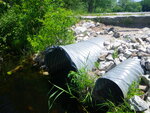 Multiple Culvert Crossing, Black Pond at Old Meeting House Rd, Porter, Maine