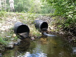 Multiple Culvert Crossing, Bloodsucker Brook at Middle Rd, New Portland, Maine