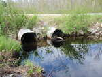 Multiple Culvert Crossing, Bog Brook at Kelley Hill Road, Stacyville, Maine