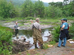 Multiple Culvert Crossing, Bubble Brook at Carriage Rd, Bar Harbor, Maine