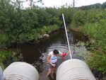Multiple Culvert Crossing, Colley Wright Brook at Windham Ctr Rd, Windham, Maine