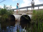 Multiple Culvert Crossing, Colley Wright Brook at Windham Ctr Rd, Windham, Maine