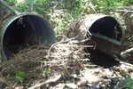 Multiple Culvert Crossing, Crooked Brook at Garland Road, Charleston, Maine