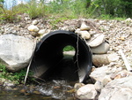 Multiple Culvert Crossing, Crummett Brook at Crummett Mtn Rd, Somerville, Maine