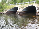 Multiple Culvert Crossing, Dwinal Pond at Springfield Rd, Winn, Maine
