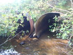Multiple Culvert Crossing, East Branch Chandler Brook at Brown Rd, Pownal, Maine
