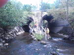 Multiple Culvert Crossing, East Branch Chandler Brook at Hodson, Pownal, Maine