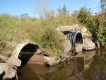 Multiple Culvert Crossing, East Branch Swift Brook at Happy Corner Rd., Patten, Maine