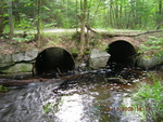 Multiple Culvert Crossing, Fogg Brook at Tannery Rd, Lowell, Maine