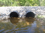 Multiple Culvert Crossing, Frost Gully Brook at Griffin Rd, Freeport, Maine