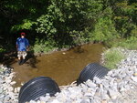 Multiple Culvert Crossing, Frost Gully Brook at Griffin Rd, Freeport, Maine