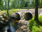 Multiple Culvert Crossing, Great Brook at North Rd/Rt 160, Parsonsfield, Maine