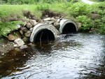 Multiple Culvert Crossing, Hale Brook at Route 11, Hersey, Maine