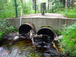 Multiple Culvert Crossing, Hamlin Brook at Wards Pond Rd, Limington, Maine
