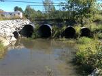 Multiple Culvert Crossing, Hart Brook at Westminster Road, Lewiston, Maine