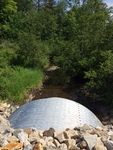 Multiple Culvert Crossing, Hodgkins Brook at Perkins Ridge Rd, Auburn, Maine