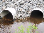 Multiple Culvert Crossing, Jenks Brook at High Street, Brownville, Maine