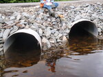 Multiple Culvert Crossing, Jenks Brook at High Street, Brownville, Maine