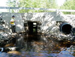 Multiple Culvert Crossing, Junkins Brook at Farbox Rd., Hollis, Maine
