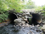 Multiple Culvert Crossing, Lemon Stream at Taylor Hill Rd, New Vineyard, Maine