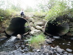 Multiple Culvert Crossing, Lemon Stream at Taylor Hill Rd, New Vineyard, Maine