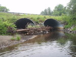 Multiple Culvert Crossing, Lemon Stream at West Mills Road, Anson, Maine