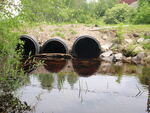 Multiple Culvert Crossing, Little Smith Brook at Millinocket Lake, Millinocket, Maine