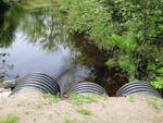 Multiple Culvert Crossing, Little Smith Brook at Millinocket Lake, Millinocket, Maine