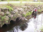 Multiple Culvert Crossing, Maxy Brook at N Howland Rd, Howland, Maine