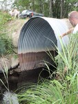 Multiple Culvert Crossing, McGurdy Stream at Gordon Hill Road, Chesterville, Maine