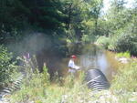 Multiple Culvert Crossing, Meadow Brook at Jordan School Rd, Auburn, Maine