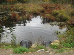 Multiple Culvert Crossing, Meadow Brook at Tobey Rd, China, Maine