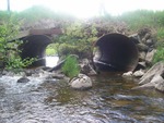 Multiple Culvert Crossing, Morrison Brook at River Rd, Milo, Maine