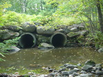 Multiple Culvert Crossing, Mud Mills Stream at Gilman Rd, Monmouth, Maine