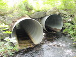Multiple Culvert Crossing, North Pond Brook at Elliotsville Rd, Monson, Maine