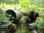 Multiple Culvert Crossing, North Pond Brook at Elliotsville Rd, Monson, Maine