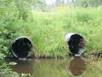Multiple Culvert Crossing, Oak Brook at East Sangerville Rd, Sangerville, Maine