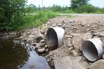 Multiple Culvert Crossing, Partridge Brook at Clark Road, Kenduskeag, Maine