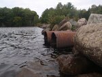 Multiple Culvert Crossing, Partridge Brook Flowage at Railroad, East Millinocket, Maine