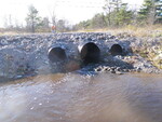 Multiple Culvert Crossing, Pinkham Brook at Pinkham Brook Rd, Durham, Maine