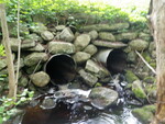 Multiple Culvert Crossing, Piper Stream at Route 52, Belfast, Maine